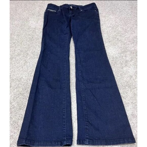 Guess Jeans Women's Blue Medium Rise Bootcut Sarah Fit Size 28 - Picture 1 of 11